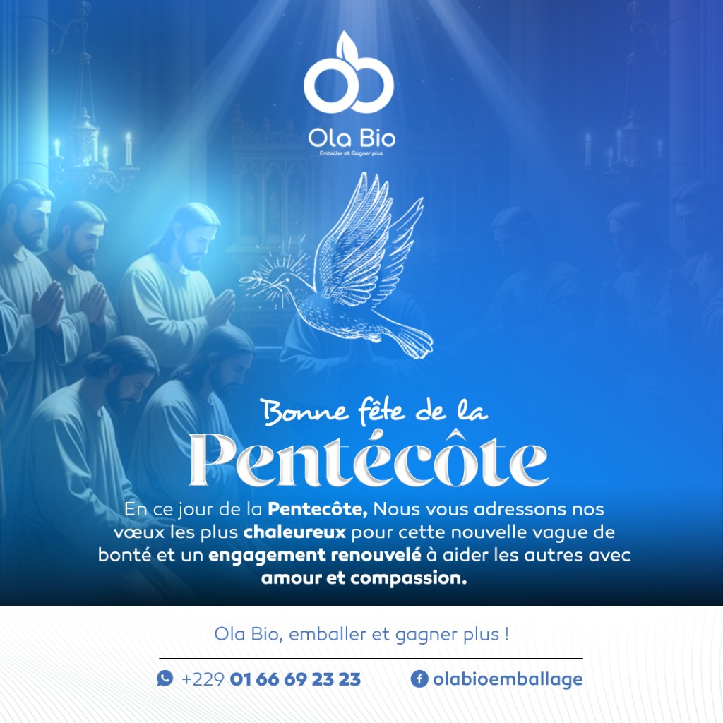 Visuel Ola Bio pour la fête de la Pentecôte